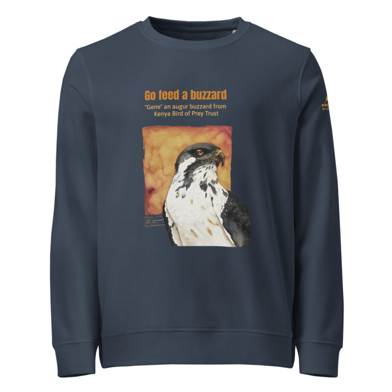 Unisex organic sweatshirt, "Gene" Go feed a buzzard - Image 6