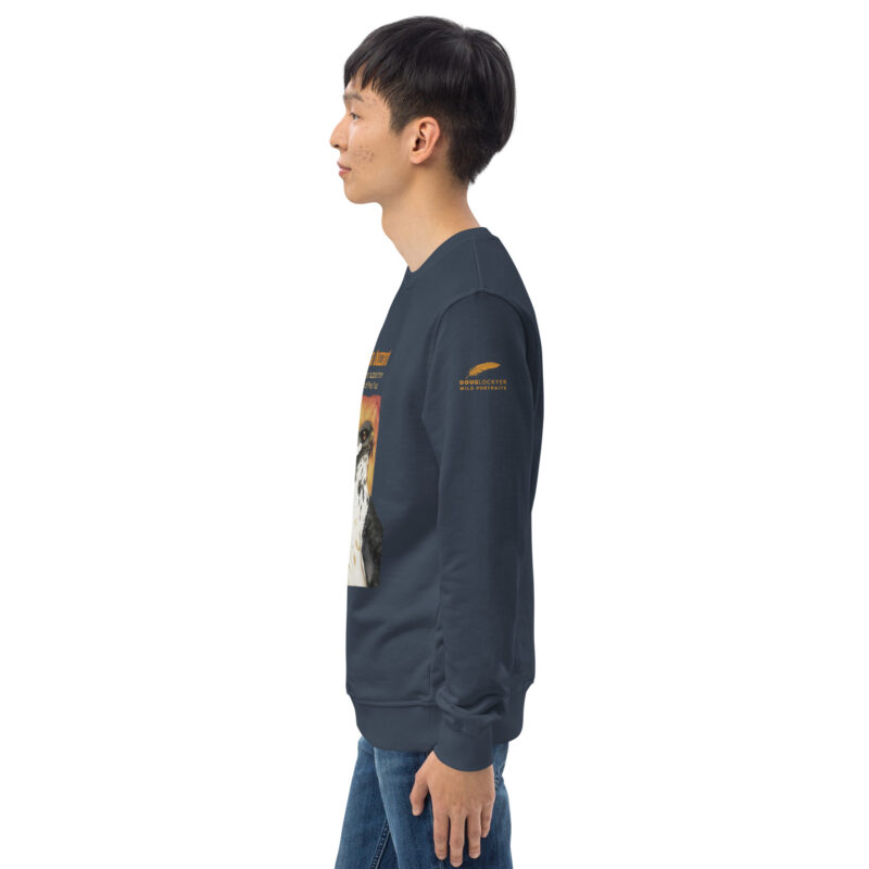 Unisex organic sweatshirt, Go feed a buzzard - Image 18