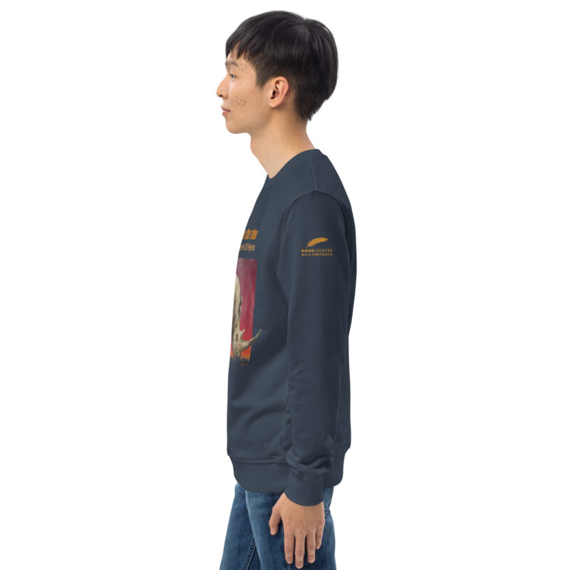 Unisex organic sweatshirt, save the rhino - Image 18