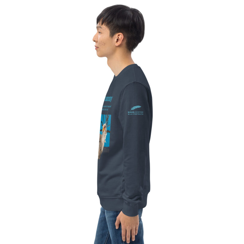 Unisex organic sweatshirt, save asecretary (Moneypenny) - Image 33