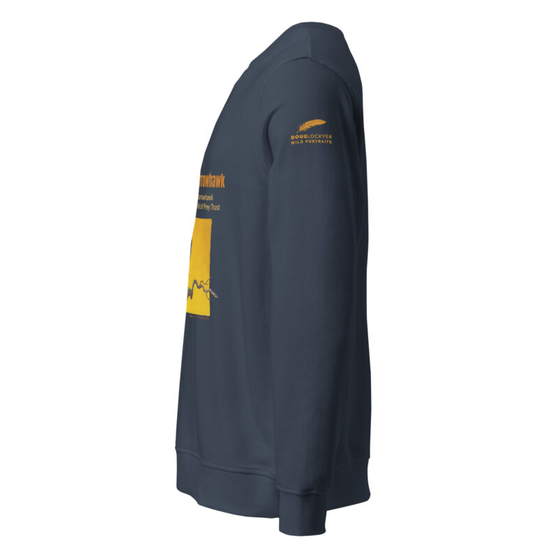 Unisex organic sweatshirt, save the sparrowhawk - Image 10