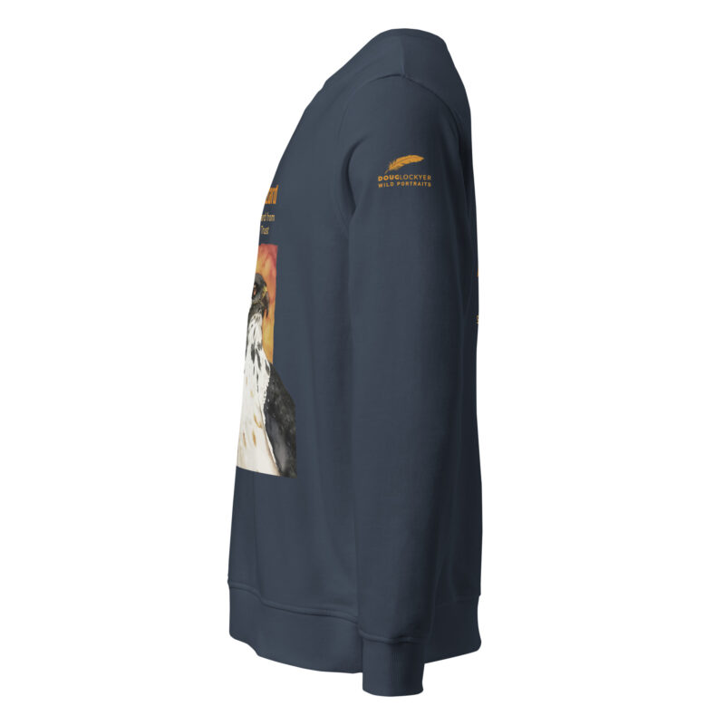 Unisex organic sweatshirt, Go feed a buzzard - Image 9