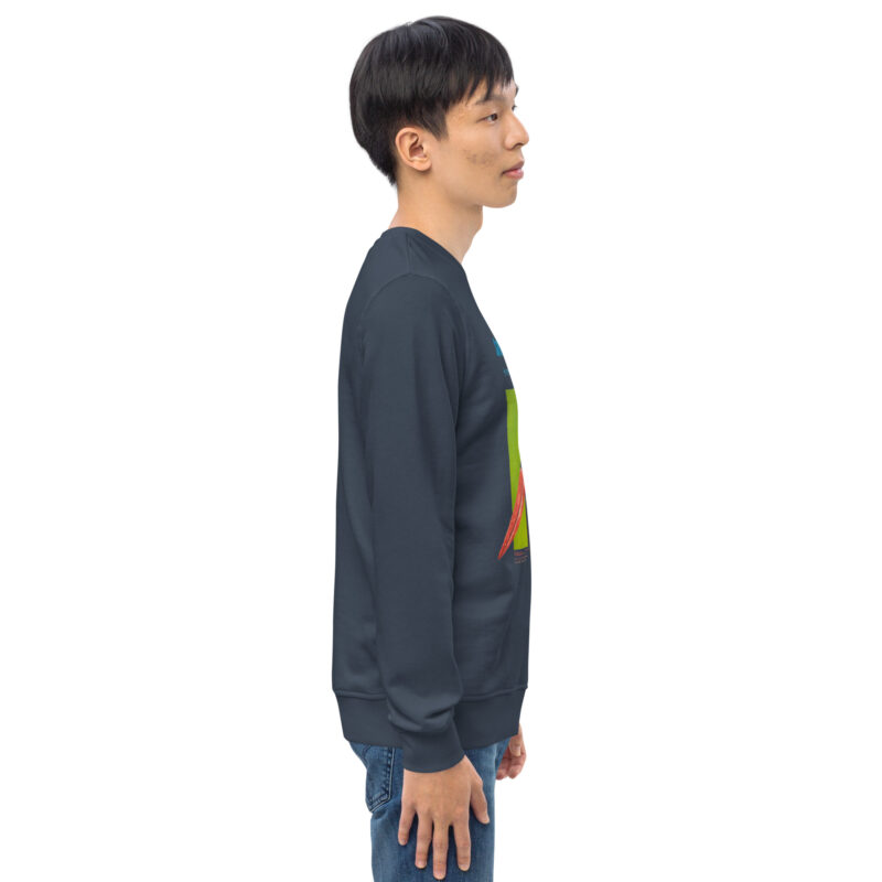 Unisex organic sweatshirt, save the saddle-billed stork - Image 35