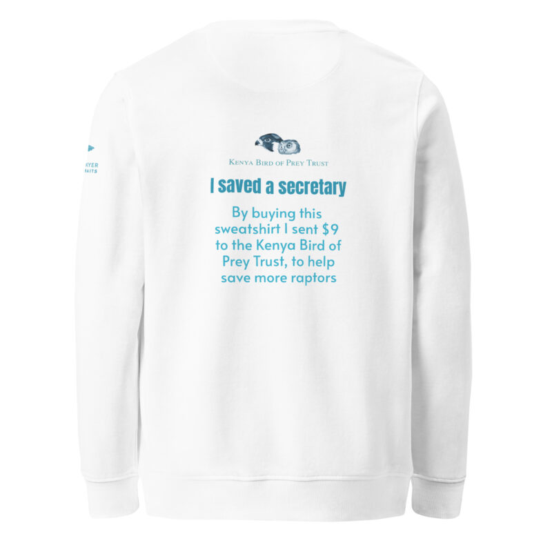 Unisex organic sweatshirt, save asecretary (Moneypenny) - Image 16