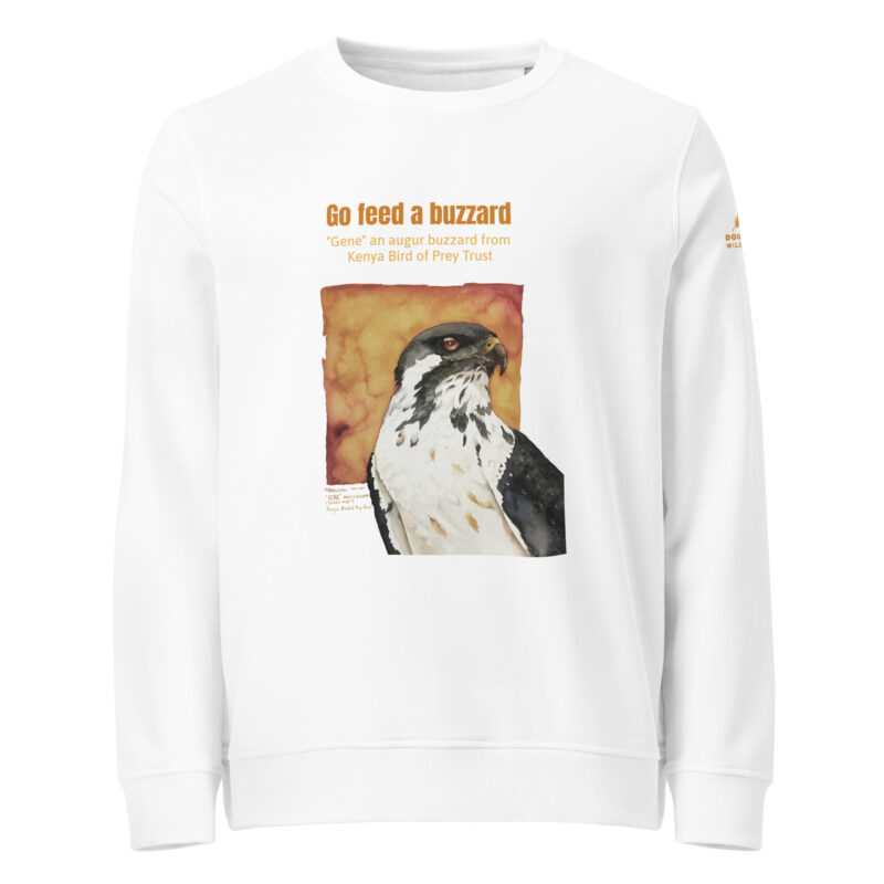 Unisex organic sweatshirt, "Gene" Go feed a buzzard - Image 10