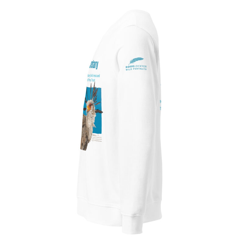 Unisex organic sweatshirt, save asecretary (Moneypenny) - Image 14