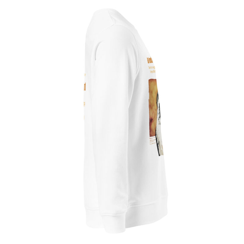 Unisex organic sweatshirt, "Gene" Go feed a buzzard - Image 8