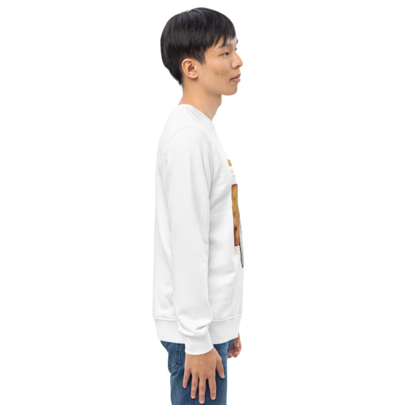 Unisex organic sweatshirt, "Gene" Go feed a buzzard - Image 36