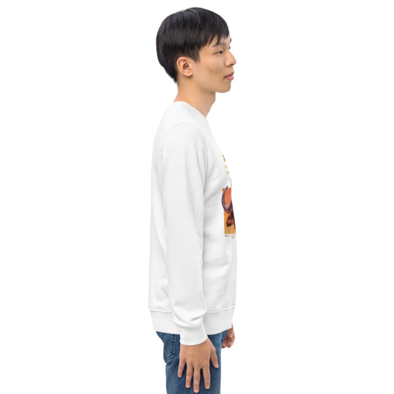 Unisex organic sweatshirt, save the buffalo - Image 49