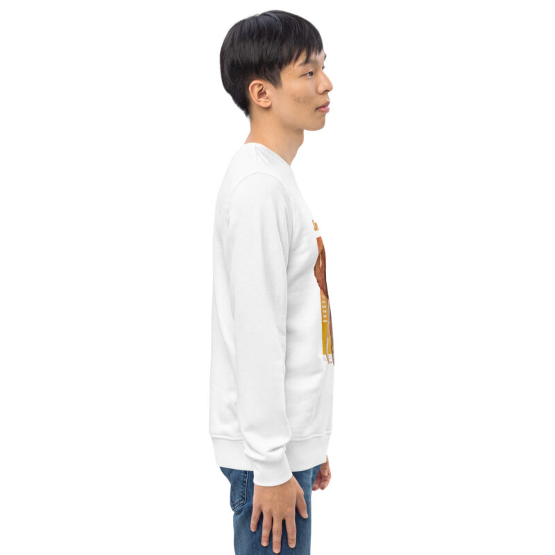 Unisex organic sweatshirt, Save the elephants ("Tim") - Image 39