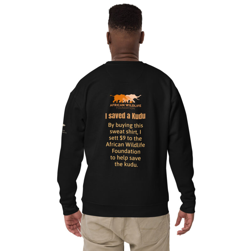 Unisex Premium Sweatshirt, save th ekudu - Image 4