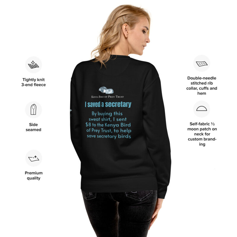 Unisex Premium Sweatshirt, save te hcranes - Image 2