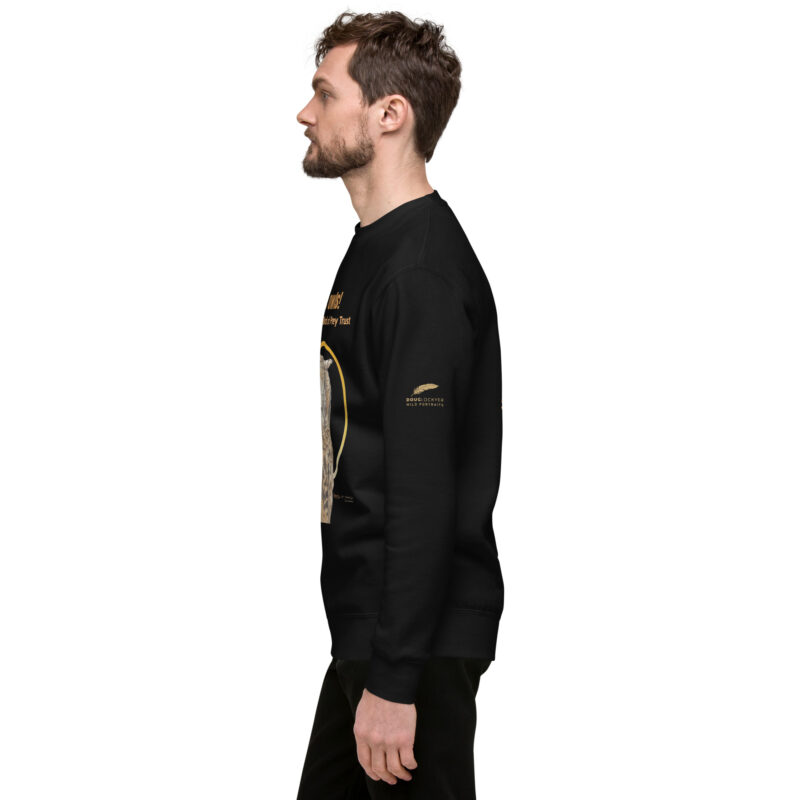Unisex Premium Sweatshirt, save the owls - Image 2