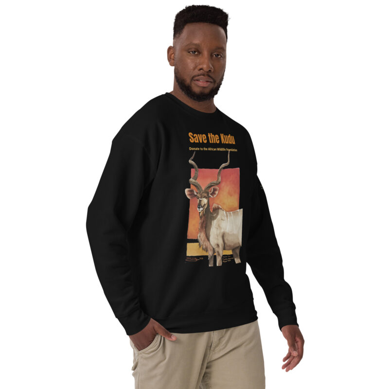 Unisex Premium Sweatshirt, save th ekudu - Image 3