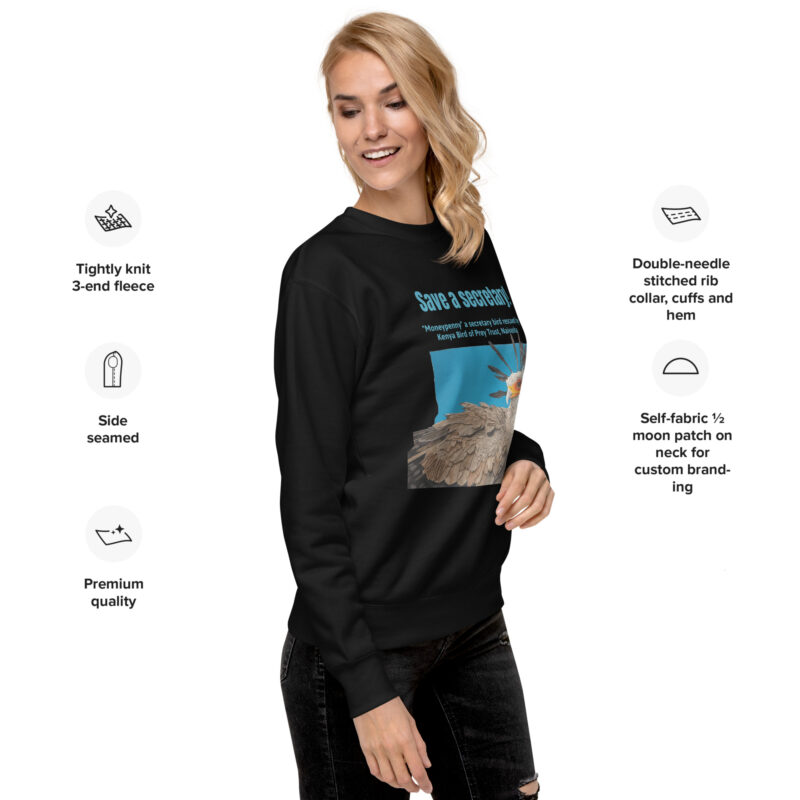Unisex Premium Sweatshirt, save te hcranes - Image 3