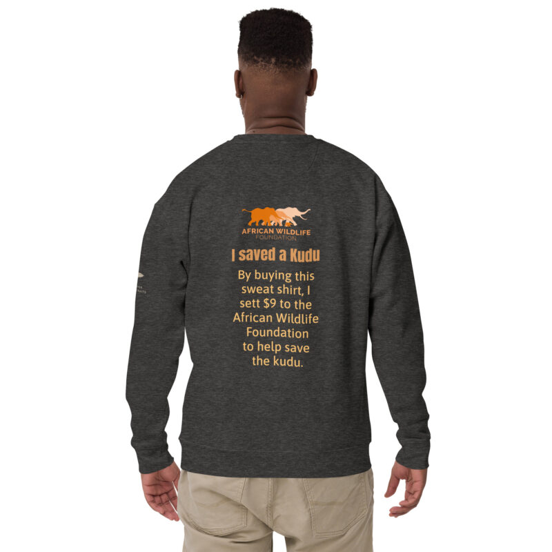 Unisex Premium Sweatshirt, save th ekudu - Image 12