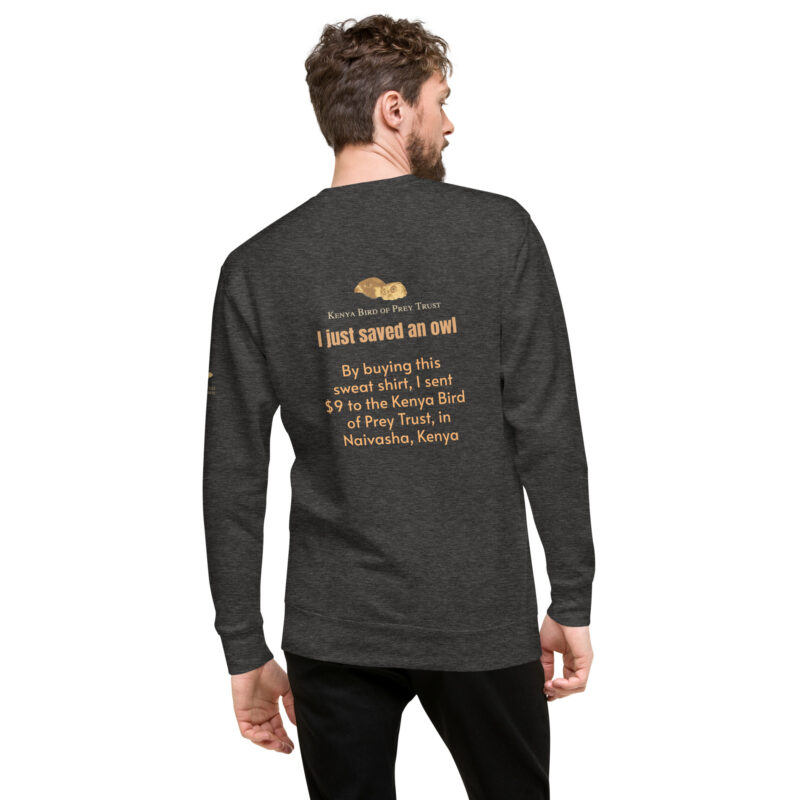 Unisex Premium Sweatshirt, save the owls - Image 16
