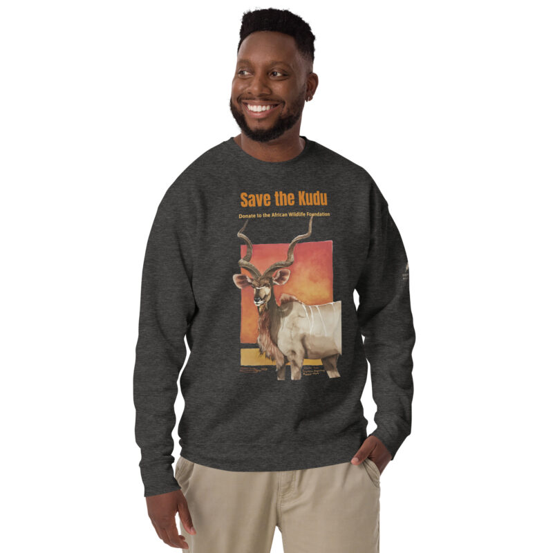 Unisex Premium Sweatshirt, save th ekudu - Image 9