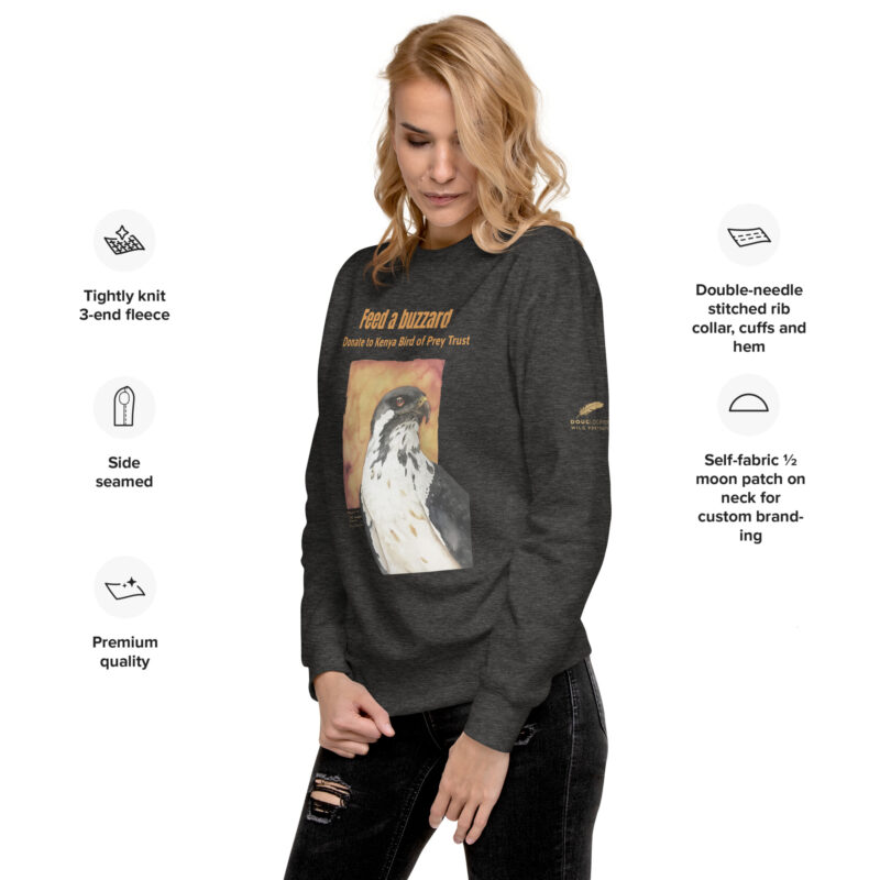 Unisex Premium Sweatshirt, feed the buzzards - Image 7