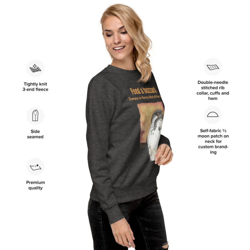 Unisex Premium Sweatshirt, feed the buzzards - Image 9