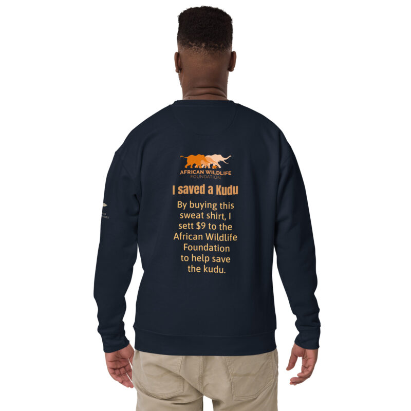 Unisex Premium Sweatshirt, save th ekudu - Image 8