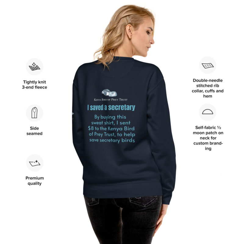 Unisex Premium Sweatshirt, save te hcranes - Image 5