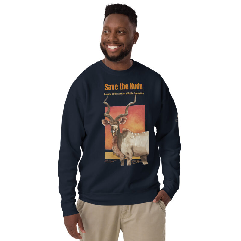 Unisex Premium Sweatshirt, save th ekudu - Image 5