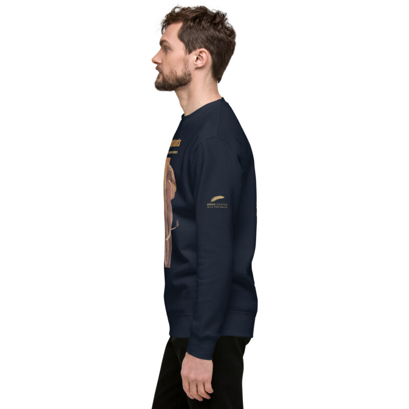 Unisex Premium Sweatshirt, Big Tim, one o fth elast o fthe giant tuskers - Image 8