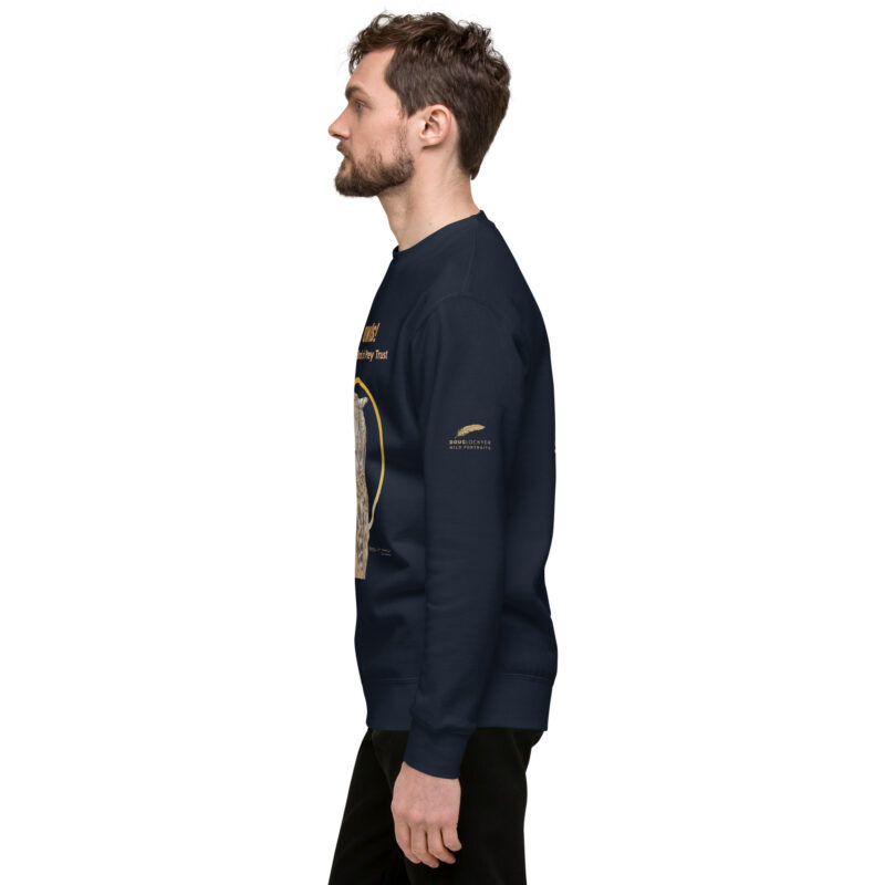Unisex Premium Sweatshirt, save the owls - Image 8