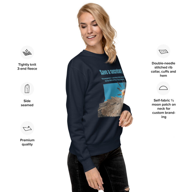Unisex Premium Sweatshirt, save te hcranes - Image 6