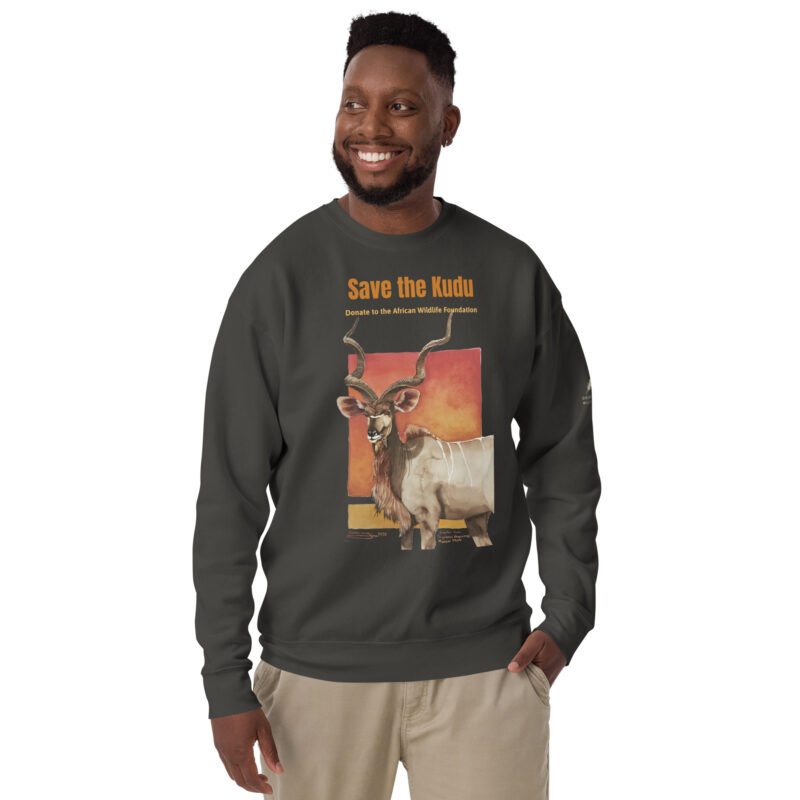 Unisex Premium Sweatshirt, save th ekudu - Image 13