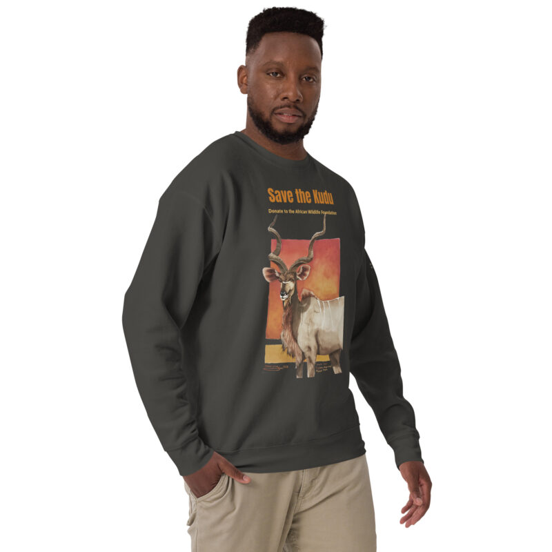 Unisex Premium Sweatshirt, save th ekudu - Image 15