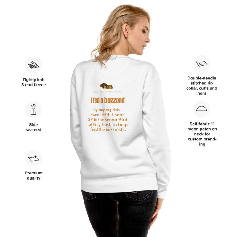 Unisex Premium Sweatshirt, feed the buzzards - Image 11