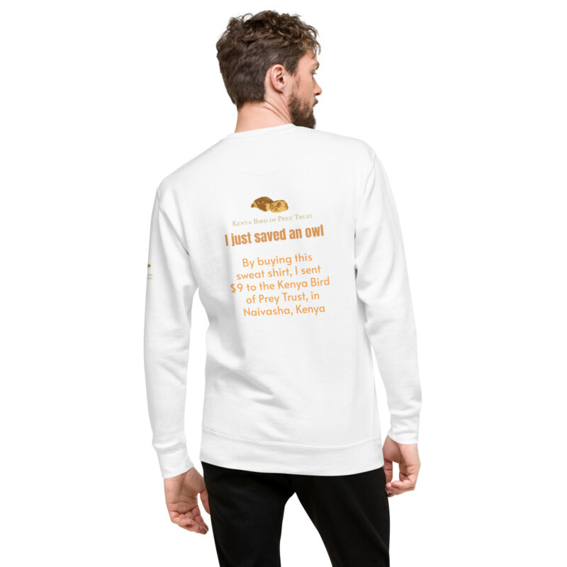 Unisex Premium Sweatshirt, save the owls - Image 22