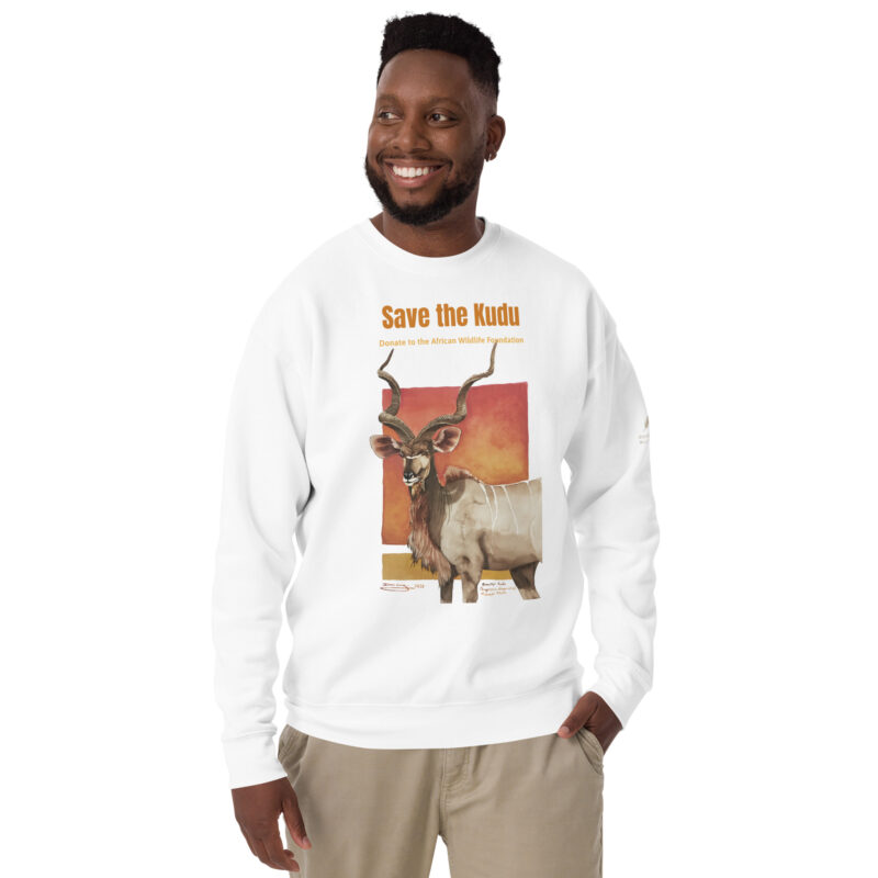 Unisex Premium Sweatshirt, save th ekudu - Image 17