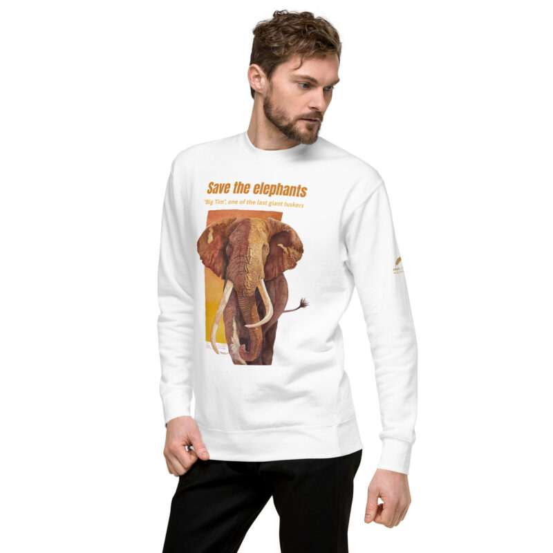 Unisex Premium Sweatshirt, Big Tim, one o fth elast o fthe giant tuskers - Image 21