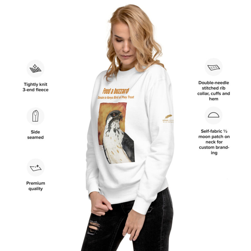 Unisex Premium Sweatshirt, feed the buzzards - Image 10