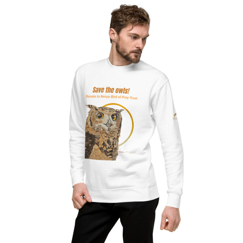 Unisex Premium Sweatshirt, save the owls - Image 21