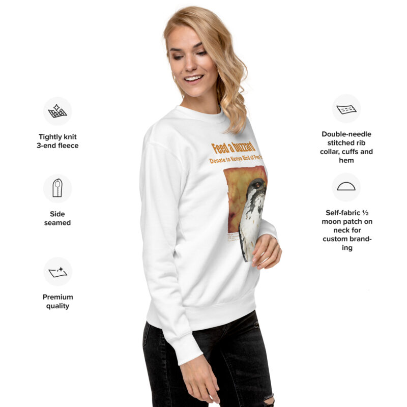 Unisex Premium Sweatshirt, feed the buzzards - Image 12