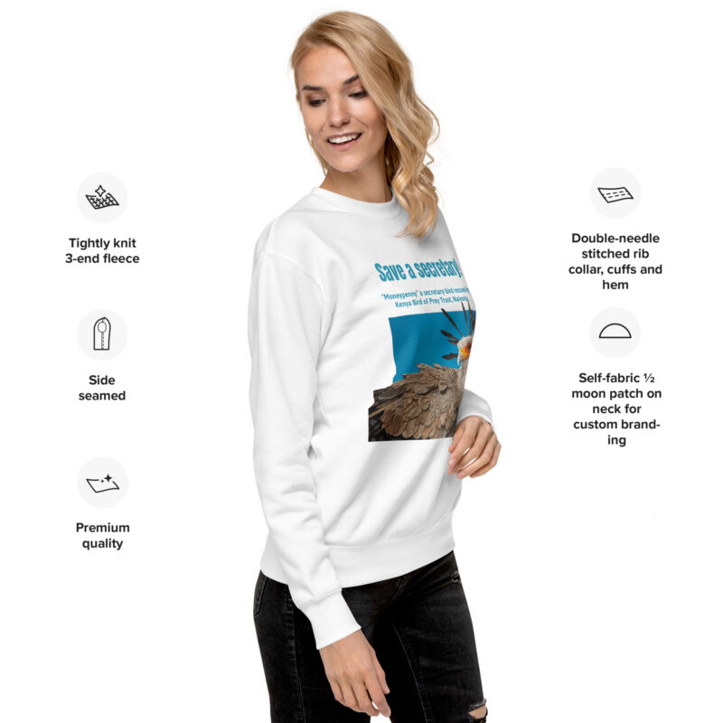 Unisex Premium Sweatshirt, save te hcranes - Image 12