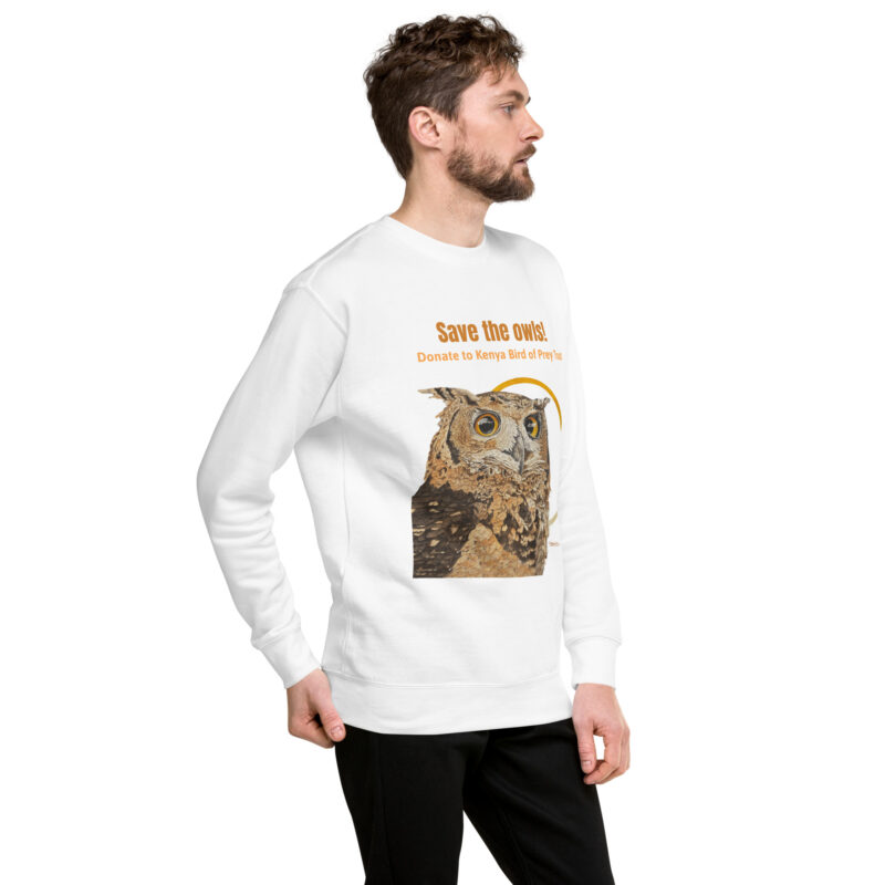 Unisex Premium Sweatshirt, save the owls - Image 24