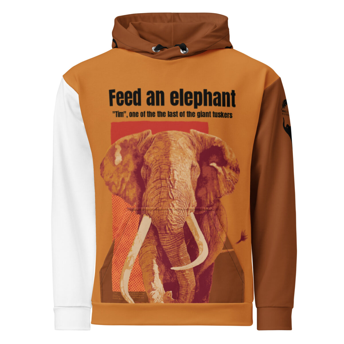 Unisex Allover Print Hoodie, "Tim", last of the giant tuskers - Image 23