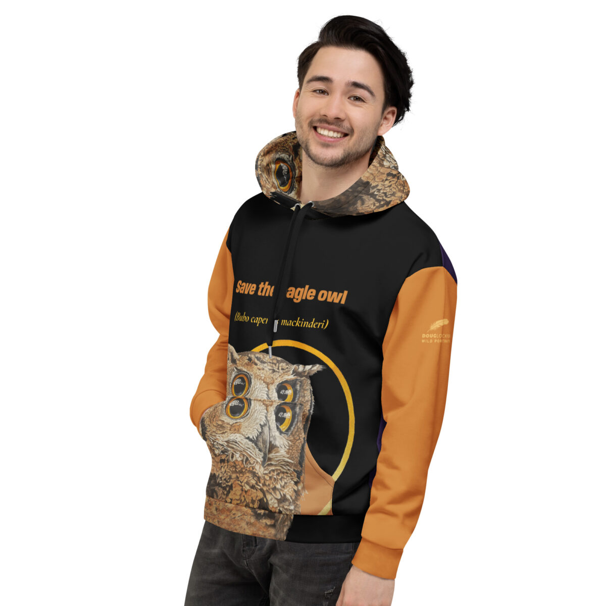 Unisex Hoodie, save the eagle owls - Image 12