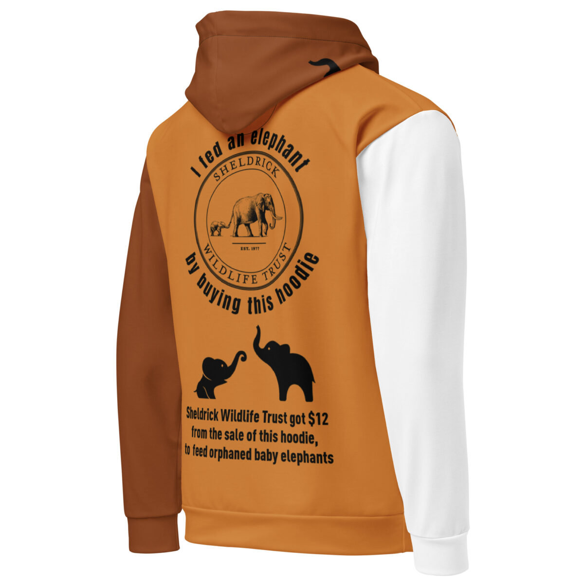Unisex Allover Print Hoodie, "Tim", last of the giant tuskers - Image 29