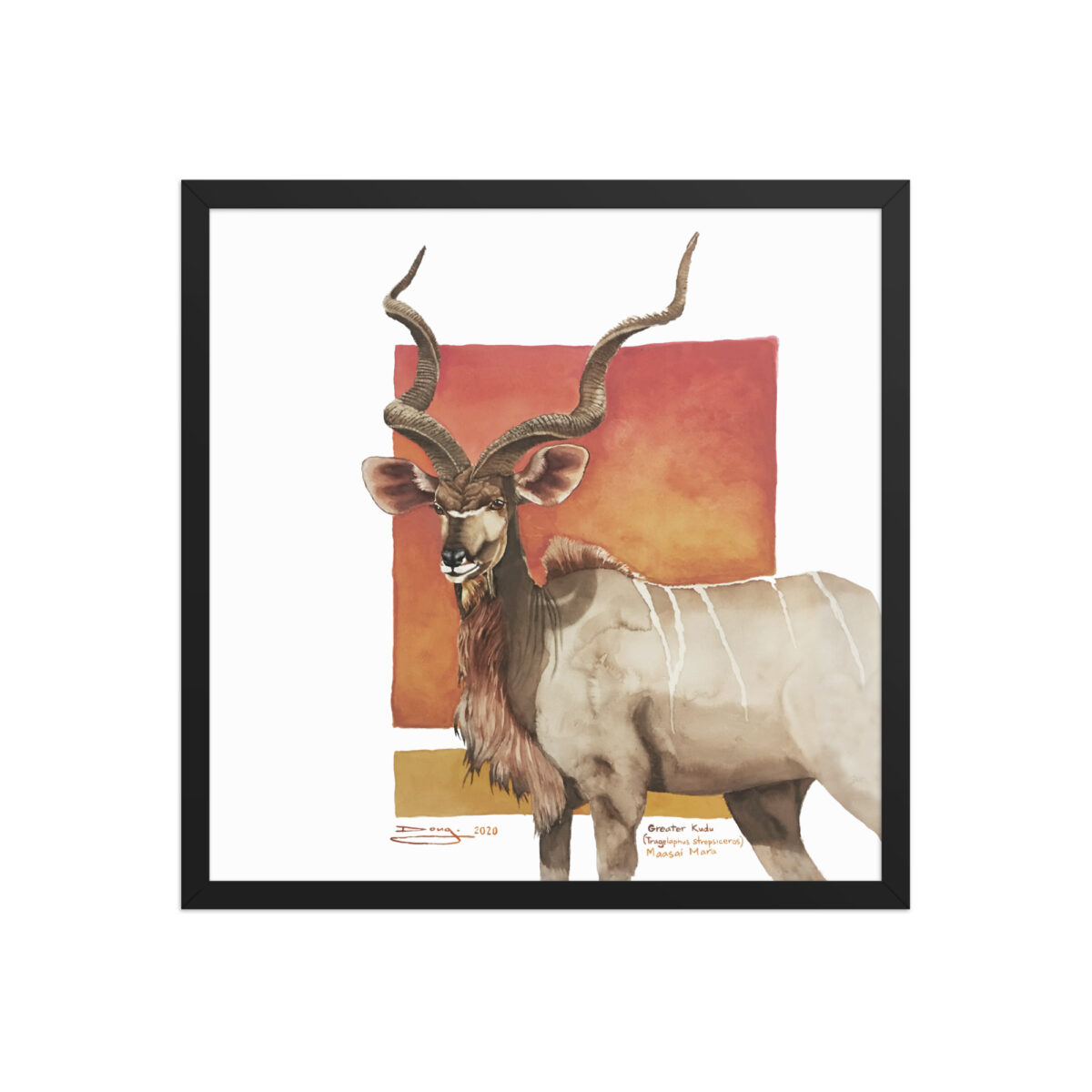 Framed poster, save th eKudu - Image 7