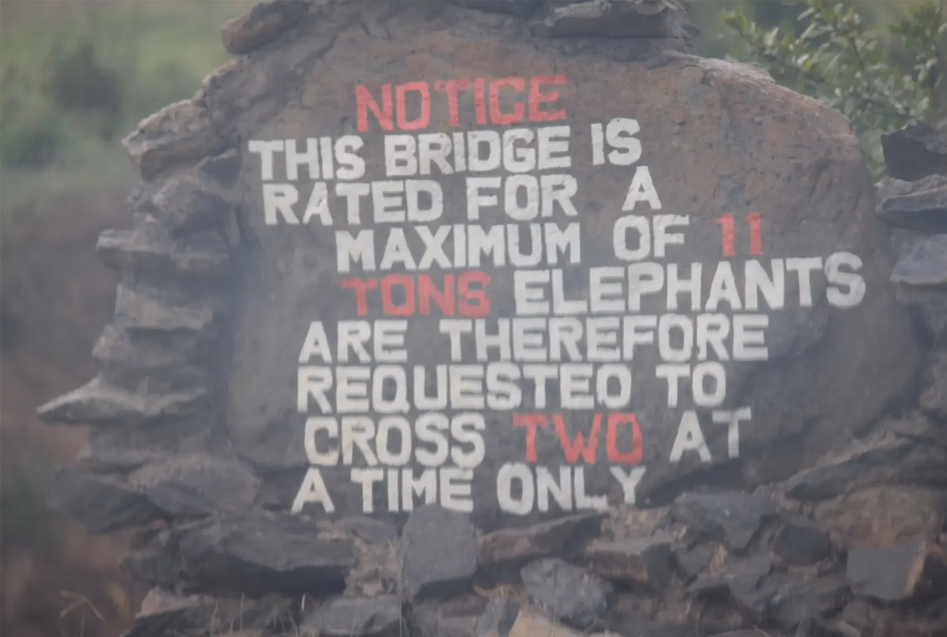 Bridge Sign, Ol Pejeta